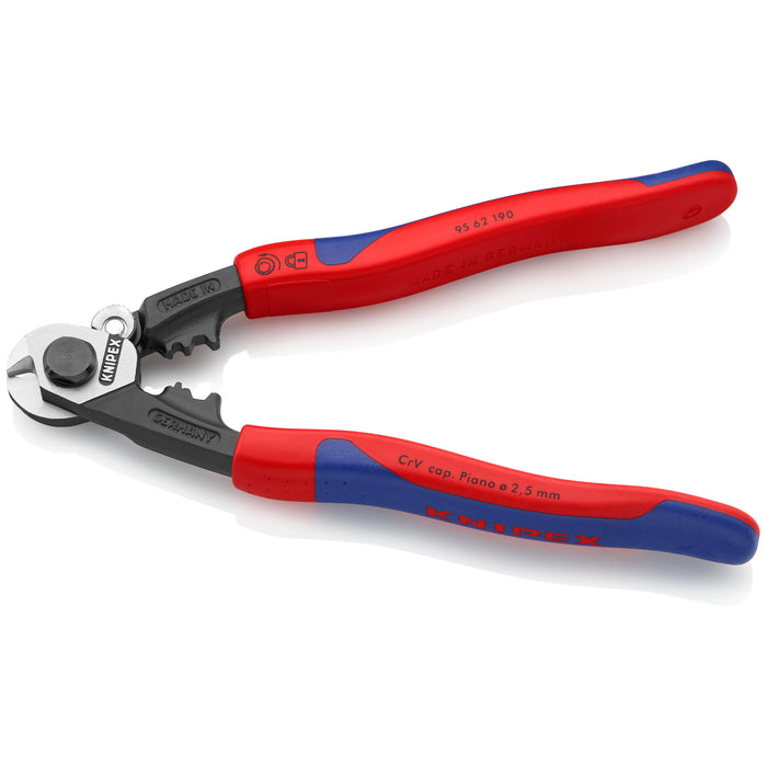 Knipex 95 62 190 SBA 7 1/2" Wire Rope Shears