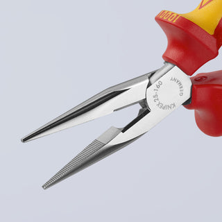 Knipex 25 06 160 6 1/4" Long Nose Pliers with Cutter-1000V Insulated