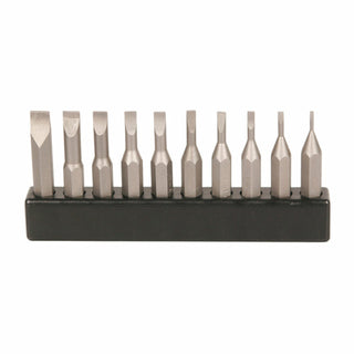 Wiha Tools 75984 10 Piece Slotted MicroBits Set