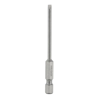 Wiha Tools 74034 Slotted Power Bit, 3.0 mm x 70 mm, 10 Pk.