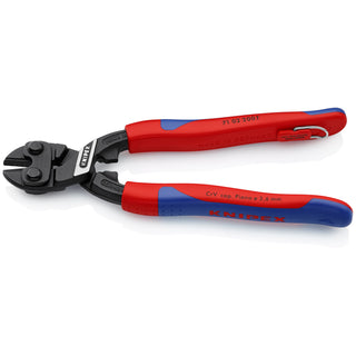 Knipex 71 02 200 T BKA 8" CoBolt® High Leverage Compact Bolt Cutters-Tethered Attachment