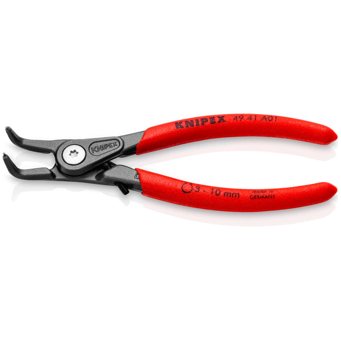 Knipex 49 41 A01 5 1/4" External 90° Angled Precision Snap Ring Pliers-Limiter