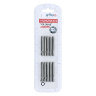 Wiha Tools 74636 TORX® Plus Power Bit, IP40 x 50 mm, 10 Pk.