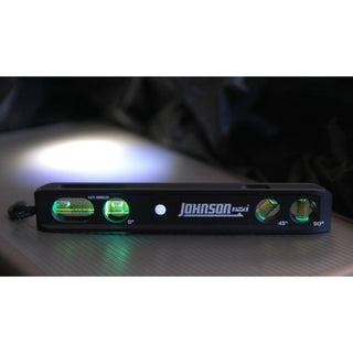 Johnson 1411-0900LED 9" Magnetic LED Billet Torpedo Level