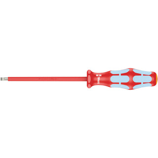 Wera 3160 i VDE Insulated screwdriver for slotted screws, stainless, 0.6 x 3.5 x 100 mm