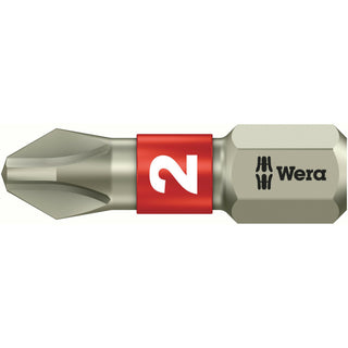 Wera 3851/1 TS bits, stainless, PH 3 x 25 mm