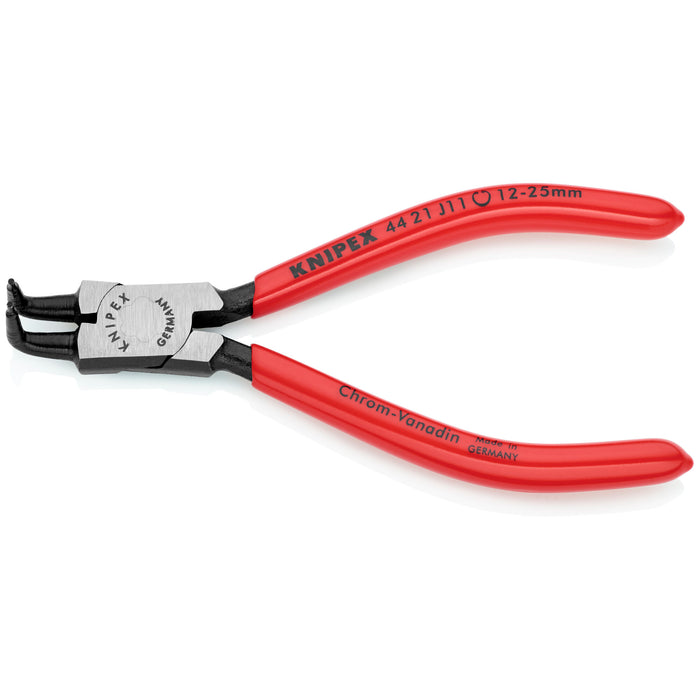 Knipex 44 21 J11 SBA 5 1/8" Internal 90° Angled Snap Ring Pliers-Forged Tips