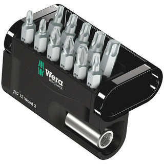 Wera Bit-Check 12 Wood 2, 12 pieces