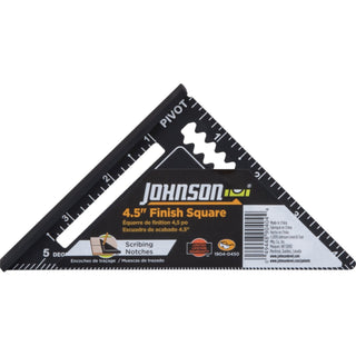 Johnson 1904-0450 4.5" Johnny Square Professional Easy-Read Finish Square