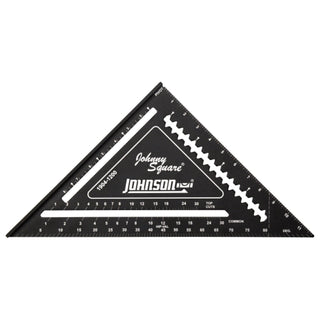 Johnson 1904-1200 12" Johnny Square Professional Easy-Read Aluminum Rafter Square