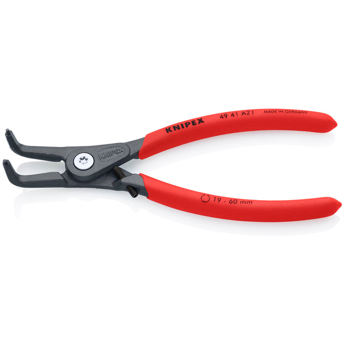 Knipex 49 41 A21 7" External 90° Angled Precision Snap Ring Pliers-Limiter