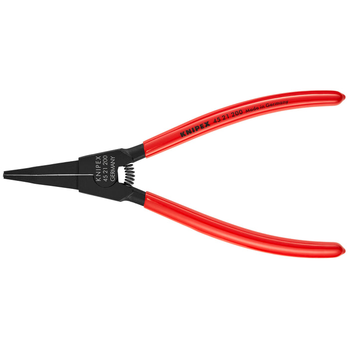 Knipex 45 21 200 8" Angled Retaining Ring Pliers for Retaining Rings on Shafts