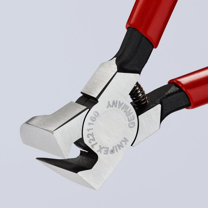 Knipex 72 21 160 6 1/4" Diagonal Pliers for Flush Cutting Plastics 85° Angled