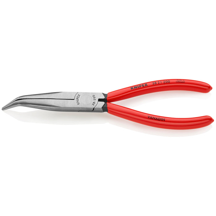 Knipex 38 21 200 8" Long Nose 40° Angled Pliers without Cutter