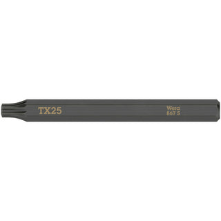 Wera 867 S TORX® bits for impact screwdrivers, TX 20 x 70 mm