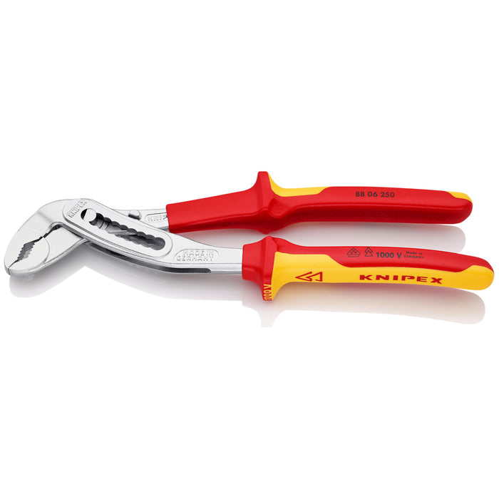 Knipex 88 06 250 10" Alligator® Water Pump Pliers-1000V Insulated