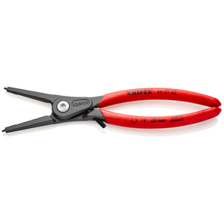 Knipex 49 31 A2 7 1/4" External Precision Snap Ring Pliers-Limiter