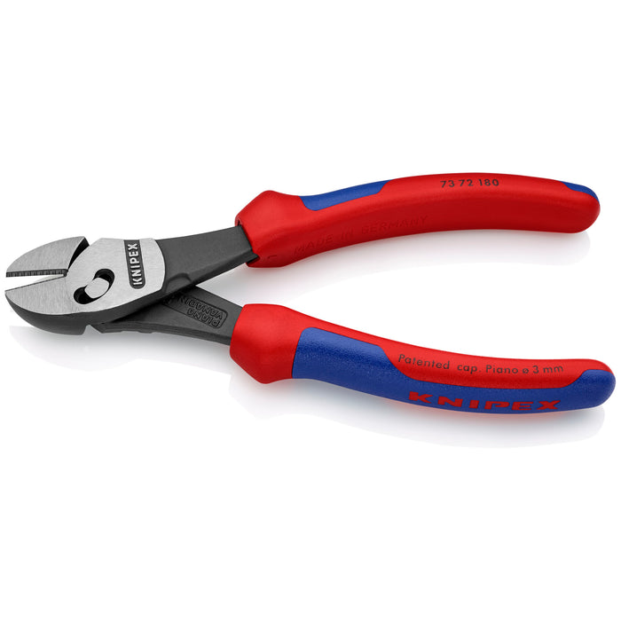 Knipex 73 72 180 BK 7 1/4" Twinforce® Diagonal Super Cutters