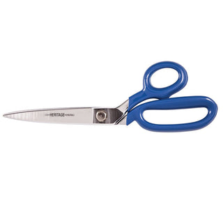 Heritage Cutlery 210LR-BLU 10'' Bent Trimmer w/ Large Ring / Blue Coating