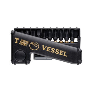 Vessel Tools 220USB11GLUL1 Rechargeable BALL GRIP Screwdriver Limited Kit, Gold Edition