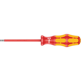 Wera 160 i VDE Insulated screwdriver for slotted screws, 0.4 x 2.5 x 80 mm