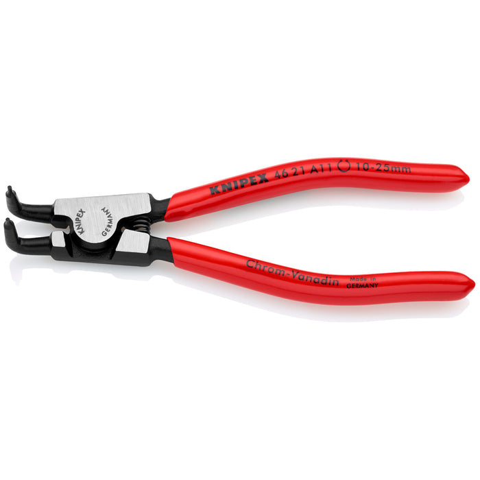 Knipex 46 21 A11 5" External 90° Angled Snap Ring Pliers-Forged Tips