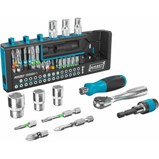 Hazet 2300SH-1 SmartHolder 1/4" Socket & Bit Set, 39 Pc.