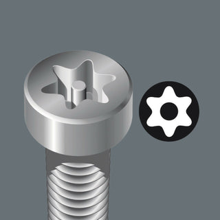 Wera 867/4 Z TORX® BO bits with bore hole, TX 40 x 70 mm