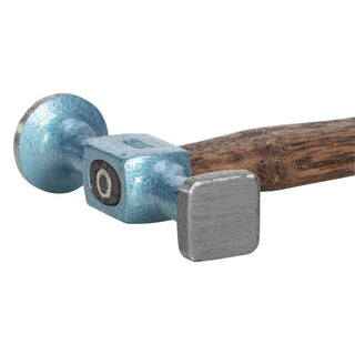 Picard 2522212 Checked Face Planishing Hammer with Hickory Handle, 300g