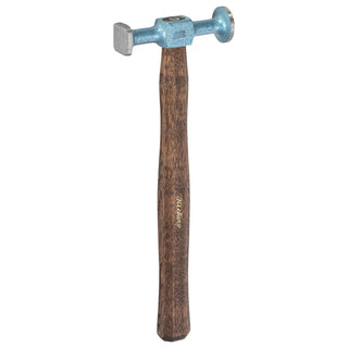 Picard 2522212 Checked Face Planishing Hammer with Hickory Handle, 300g