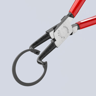 Knipex 44 21 J31 8 1/2" Internal 90° Angled Snap Ring Pliers-Forged Tips