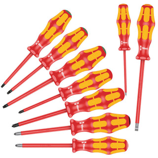 Wera 160 i/162 i/167 i/9 Screwdriver set Kraftform Plus Series 100, 9 pieces