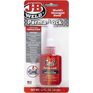 J-B Weld 27150 Perma-Lock Red Threadlocker, 50 mL