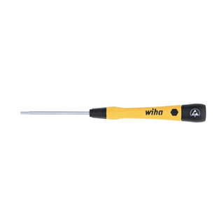 Wiha Tools 27555 ESD Safe PicoFinish Precision Hex Screwdriver - 2.5mm x 60mm