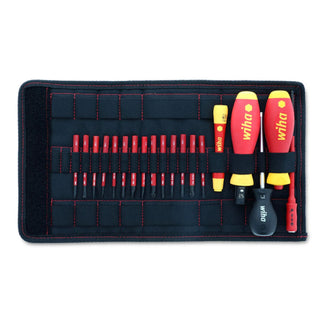 Wiha Tools 28781 20 Piece Insulated TorqueControl and SlimLine Blade Set