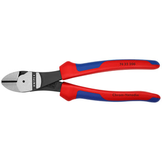 Knipex 74 22 200 SBA 8" High Leverage 12° Angled Diagonal Cutters - Old Version