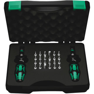 Wera 7440/41 Kraftform torque screwdriver set 0.3-3.0 Nm, 26 pieces