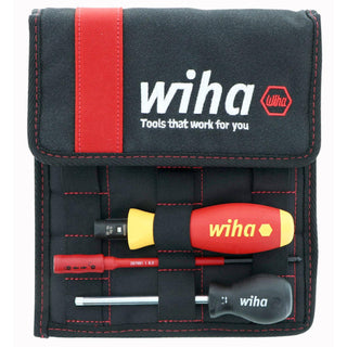 Wiha Tools 28789 11 Piece Insulated TorqueVario-S (10-50 In/lbs) and SlimLine Blade Set