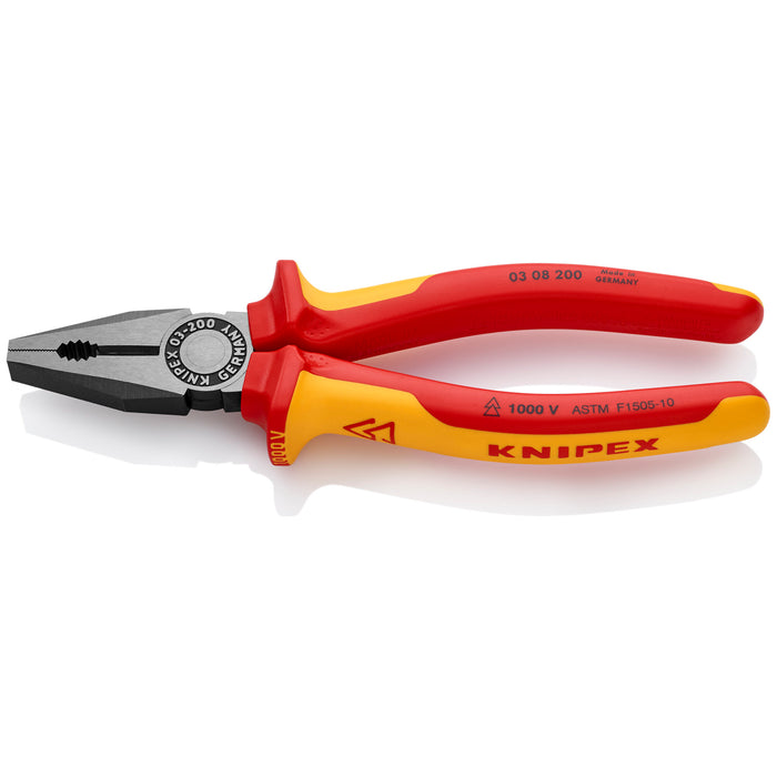 Knipex 03 08 200 SBA 8" Combination Pliers-1000V Insulated