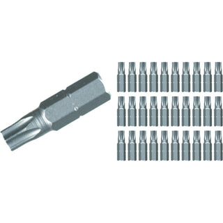 Wiha Tools 72579 T27 x 25mm TORX Contractor Insert Bit, 30 Pack