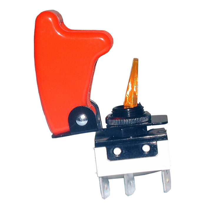 Philmore 30-894 Lighted Paddle Handle Switch,SPST 16A@12V ON-OFF,Amber