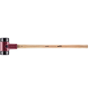 Halder 3002.100 Simplex Sledgehammer with Black Rubber Inserts, Cast Iron Housing and Hickory Handle