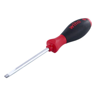 Wiha Tools 30223 SoftFinish Slotted Screwdriver, 6.5 mm x 100 mm