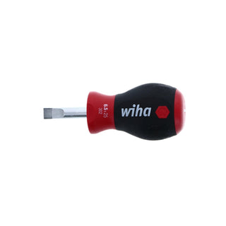 Wiha Tools 30265 SoftFinish Stubby Slotted Screwdriver, 6.5 mm x 25 mm