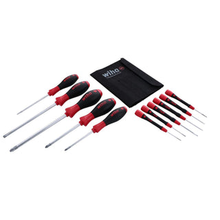 Wiha Tools 30293 SoftFinish & Precision PicoFinish Screwdriver Set, 11 Pc.