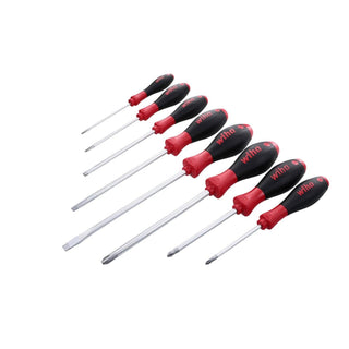 Wiha Tools 30298 8 Piece SoftFinish Slotted and Phillips Screwdriver Set