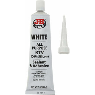 J-B Weld 31312 White Silicone Sealant & Adhesive, 3 oz.