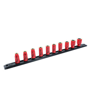 Wiha Tools 31396 10 Piece Insulated Socket Set 1/4" Drive - SAE