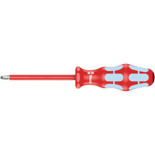 Wera 3165 i PZ VDE Insulated screwdriver for Pozidriv screws, stainless, PZ 2 x 100 mm