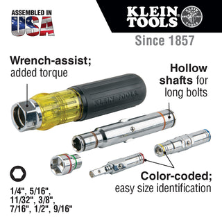 Klein Tools 32807MAG 7-in-1 Nut Driver